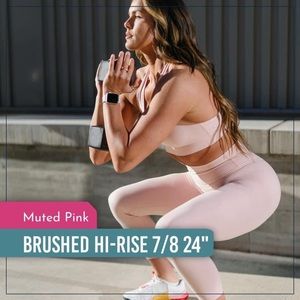 Zyia Brushed blush (pink) leggings